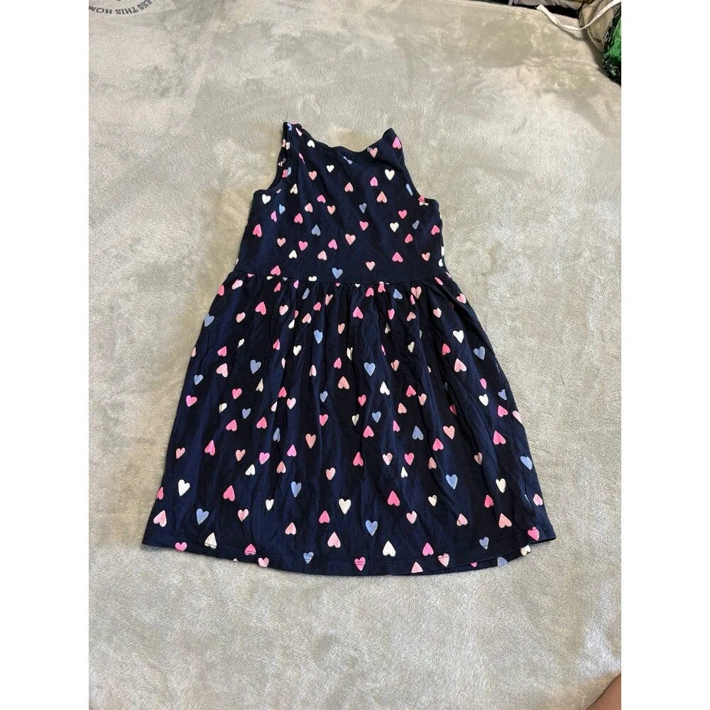 girls dresses set lot of 2 sisters playwear casual ruffle heart crew neck girly